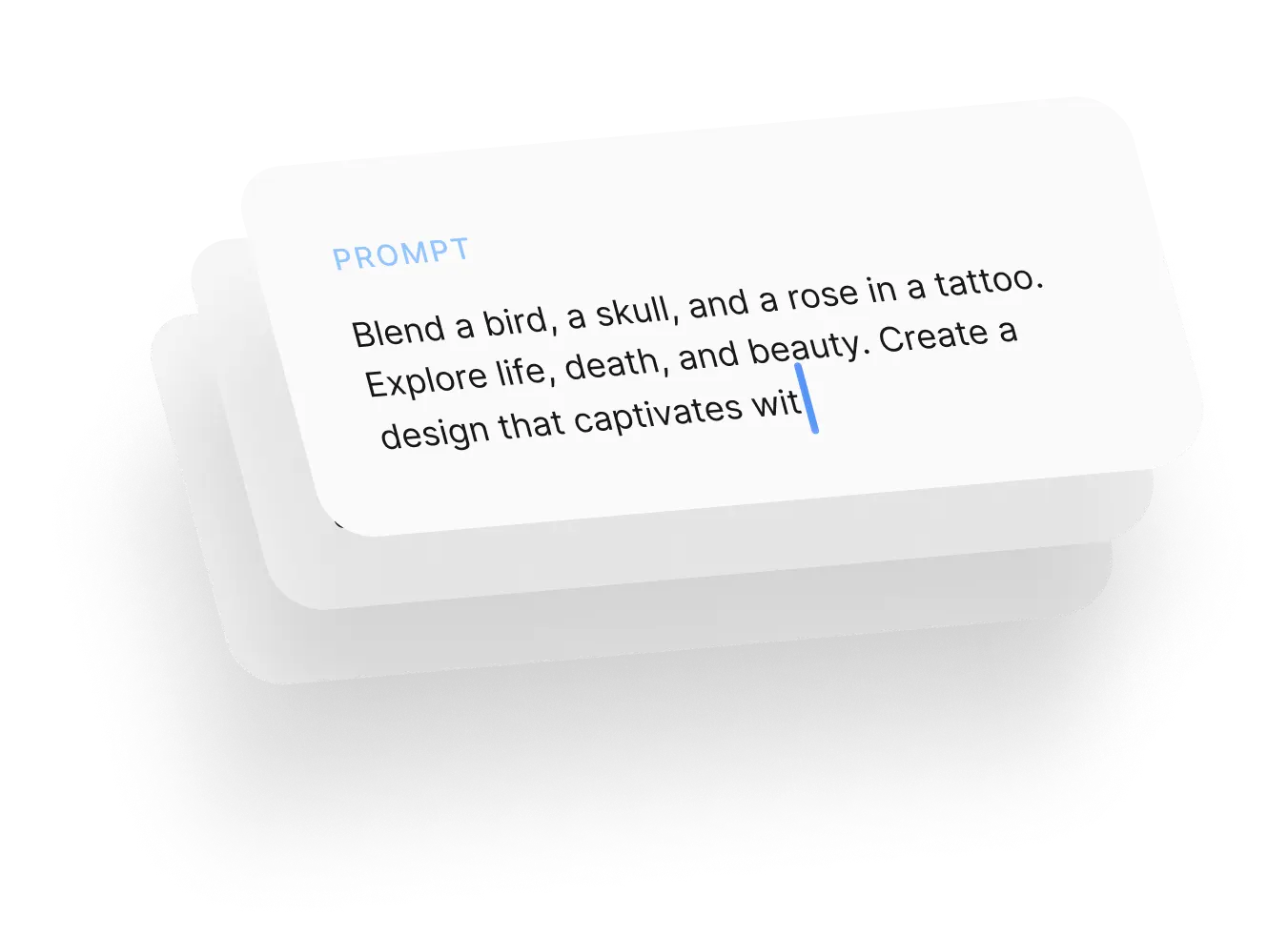 Step 1: Enter your tattoo idea in the prompt field