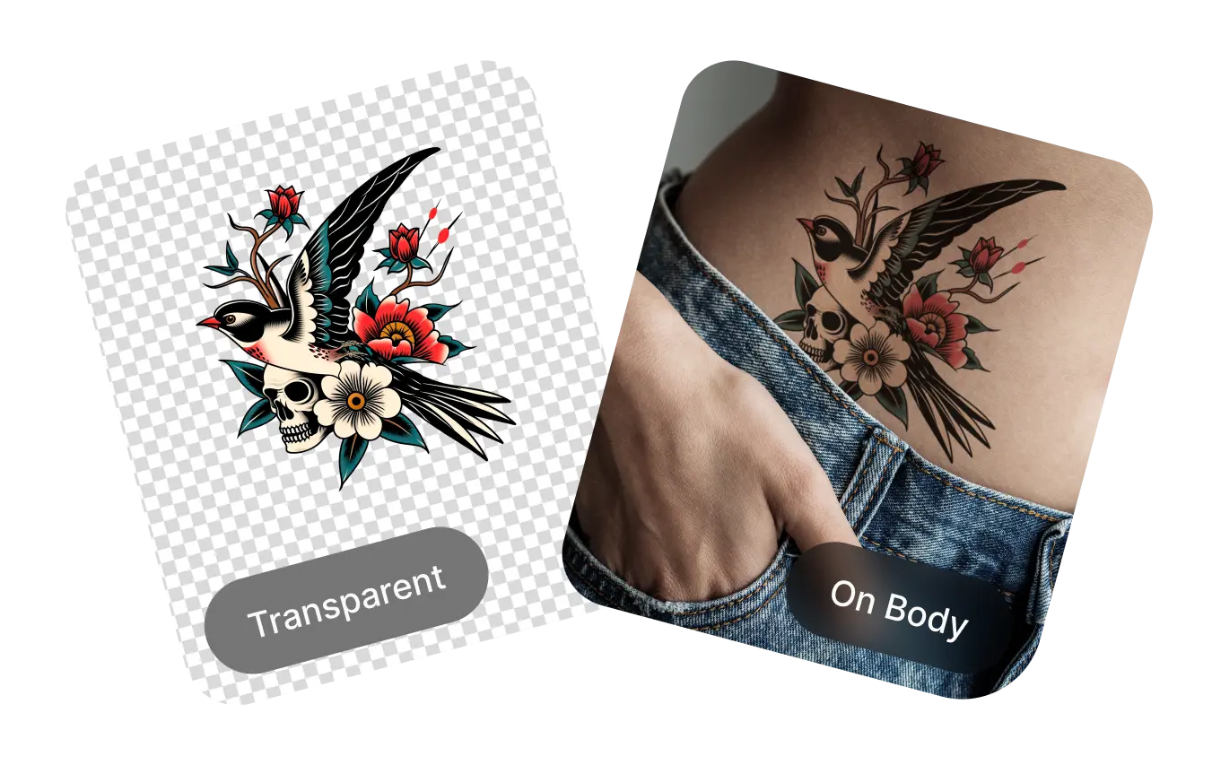 Step 3: AI generates your custom tattoo design